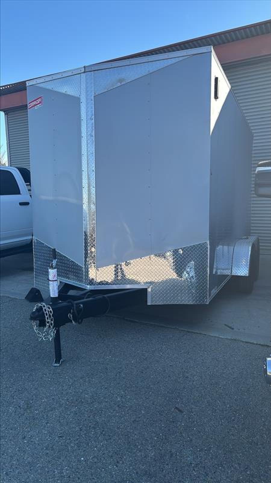 7X14 7X14 V NOSE ENCLOSED STD RAMP DOOR 7K BY CARRY ON Image 0