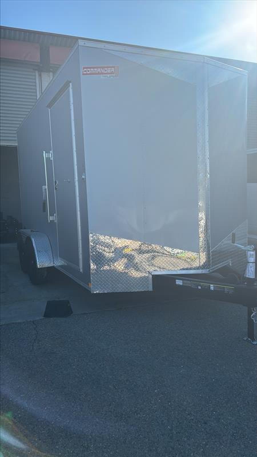 7X14 7X14 V NOSE ENCLOSED STD RAMP DOOR 7K BY CARRY ON Image 1