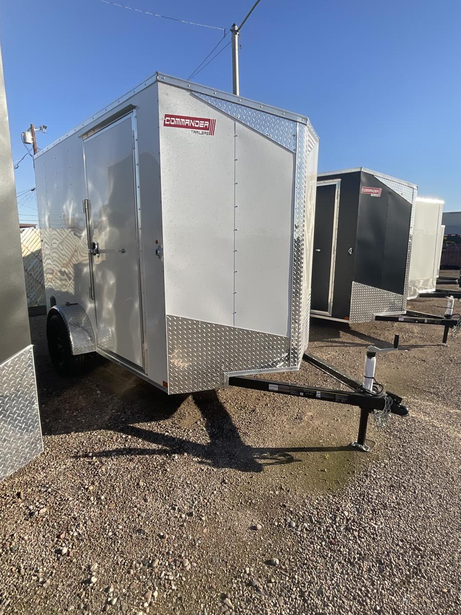 6X10 6X10 V NOSE ENCLOSED STD RAMP DOOR 3K BY CARRY ON Image 1