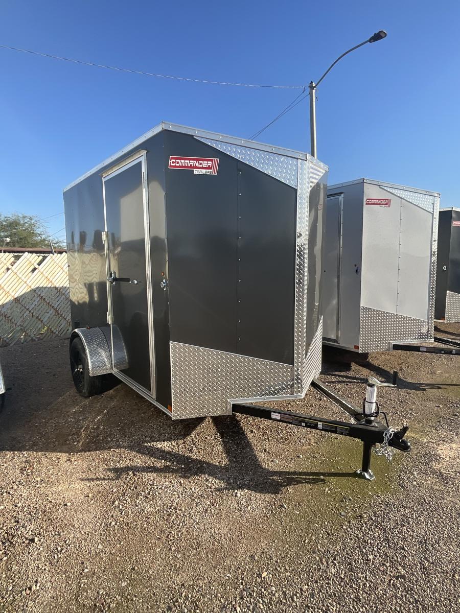 6X10 6X10 V NOSE ENCLOSED STD RAMP DOOR 3K BY CARRY ON Image 1