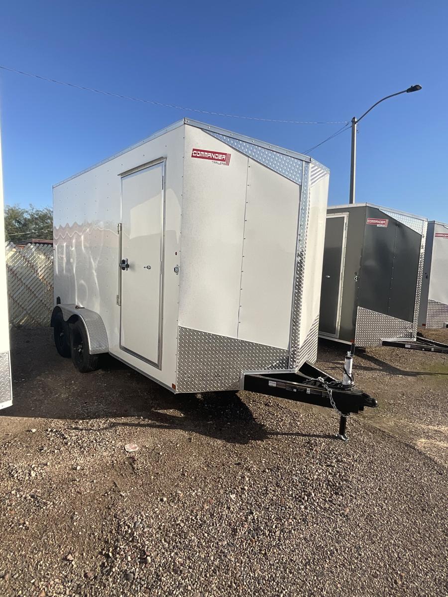 7X14 7X14 V NOSE ENCLOSED STD RAMP DOOR 7K BY CARRY ON Image 1