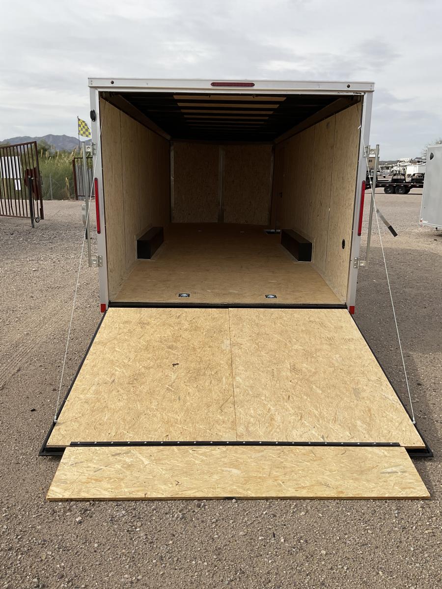 KP10 85X24 OUTBACK DLX FLAT TOP VNOSE ENC CAR HAULER Image 1