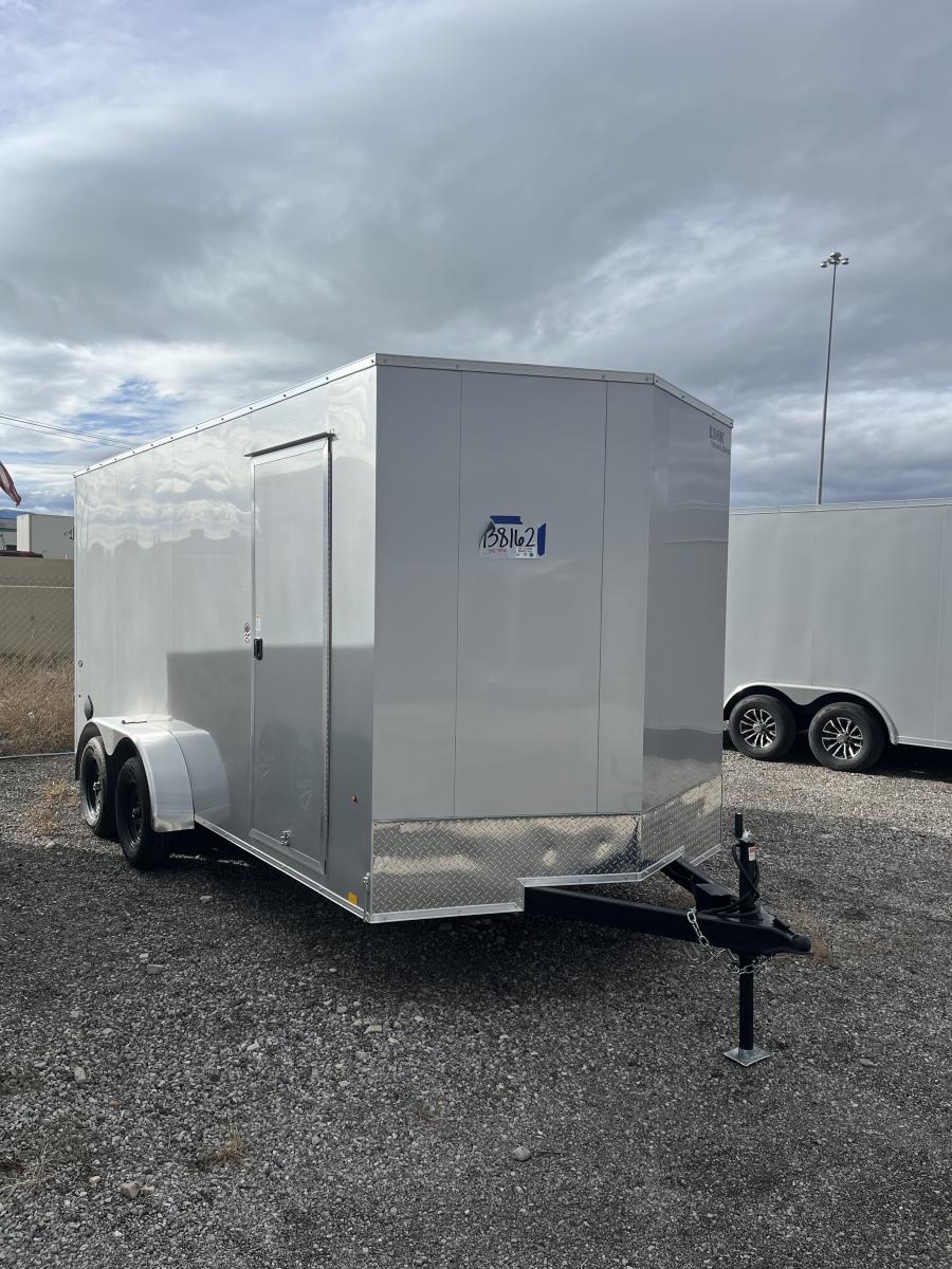 K841 7X16 OUTBACK DLX FLAT TOP VNOSE ENCLOSED CARGO 7K Image 1