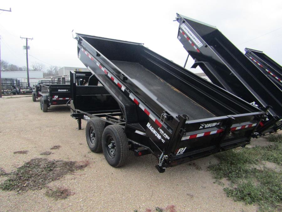 PJ DL, Dump, 14' x 83", 14k, Gooseneck Image 2