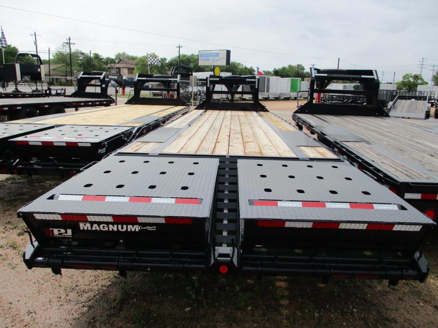 PJ TRAILERS LQS3 PJ 32FT GN EB2  14k ST DECK SI TOOLBOX Image 2