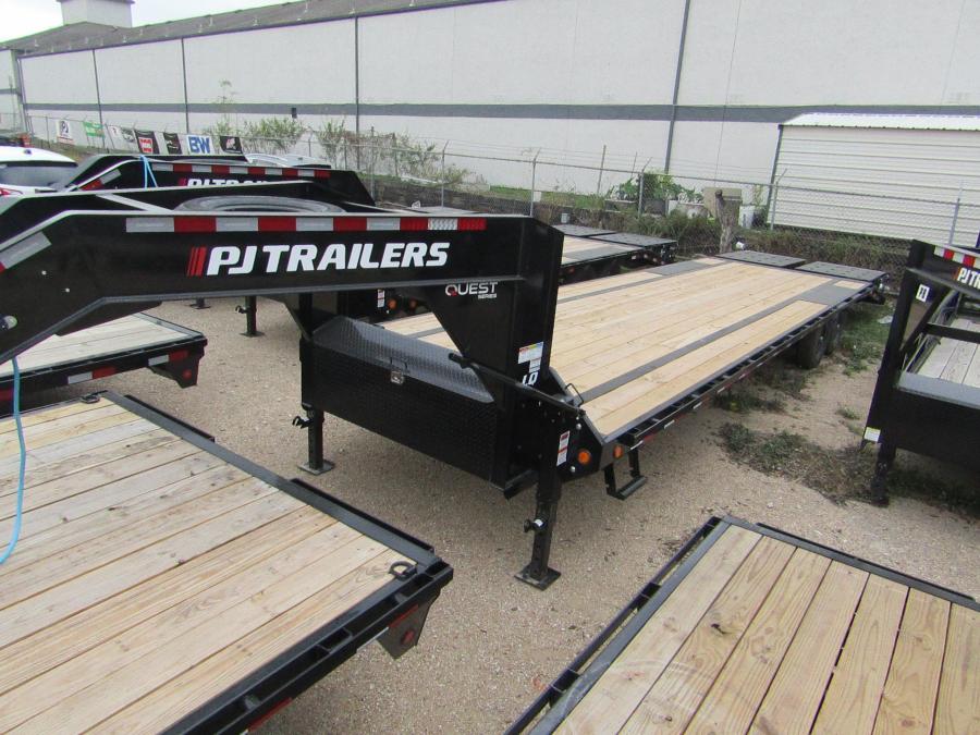 PJ TRAILERS LQS3 PJ 32FT GN EB2  14k ST DECK SI TOOLBOX Image 2