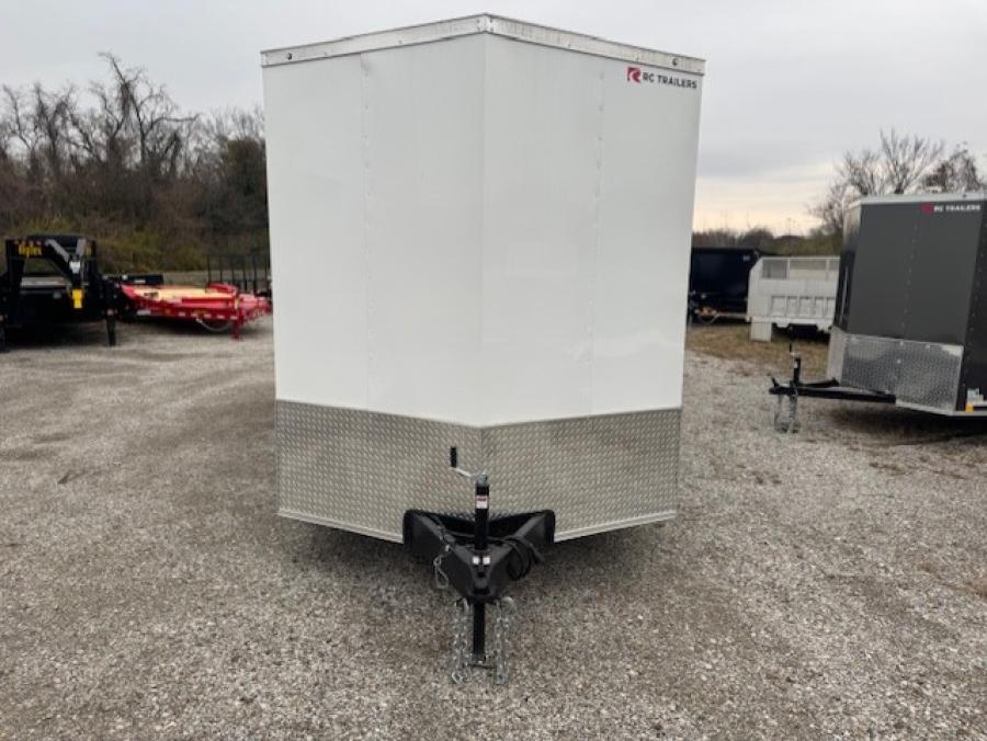 RWT7 RWT 7 x 14 TA FLAT TOP WEDGE ENCLOSED TRAILER BY RC Image 0