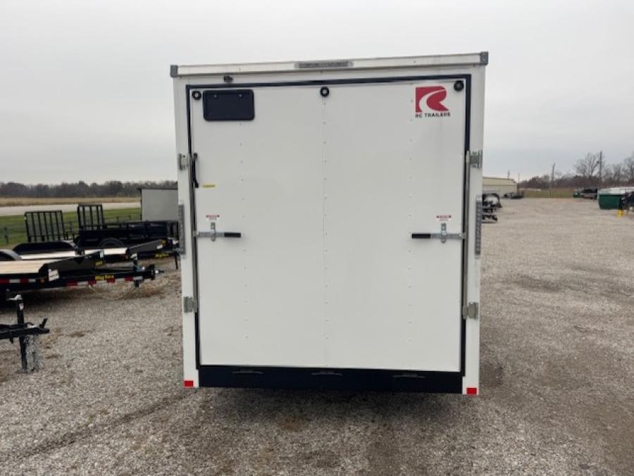 RWT7 RWT 7 x 14 TA FLAT TOP WEDGE ENCLOSED TRAILER BY RC Image 3