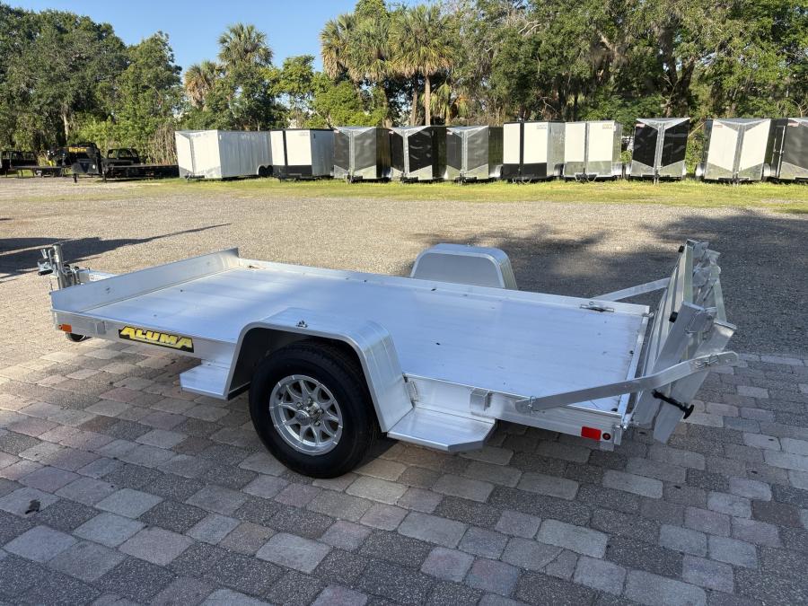 Aluma 6310 Aluma 63" x 120" SA Utility Trailer, Bi-Fold Tailgate, Image 4