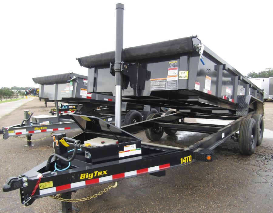 Big Tex 14TD 15.4K HD TELESCOPIC DUMP 83"x1 6SIR, BLACK Image 0