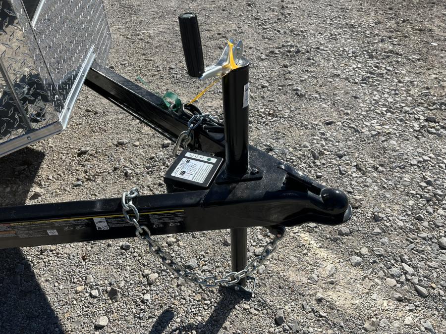 6 X 12 V-Nose Cargo Trailer, Tandem Axle Image 2