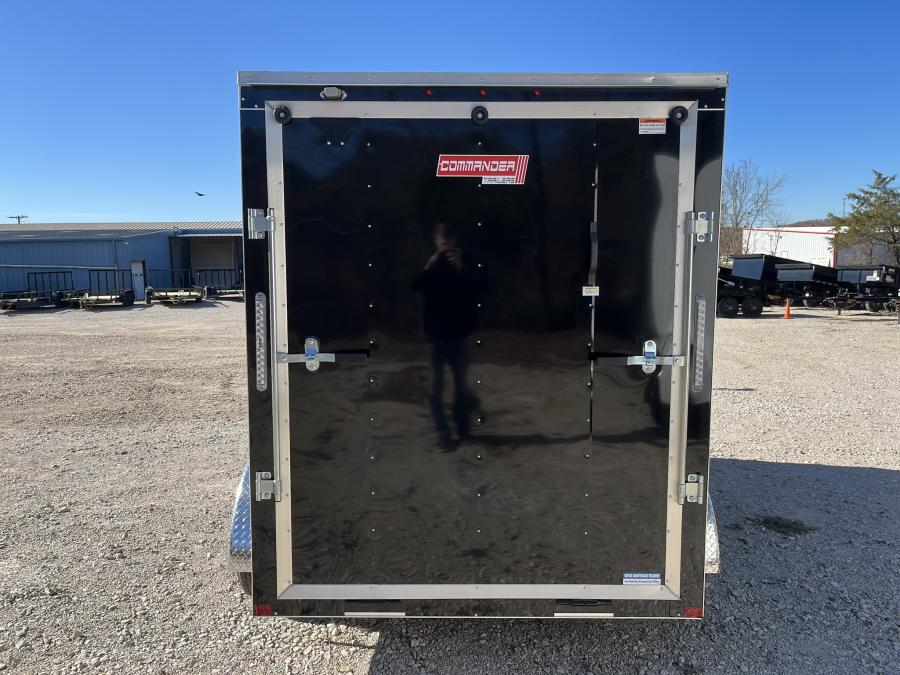 6 X 12 V-Nose Cargo Trailer, Tandem Axle Image 5