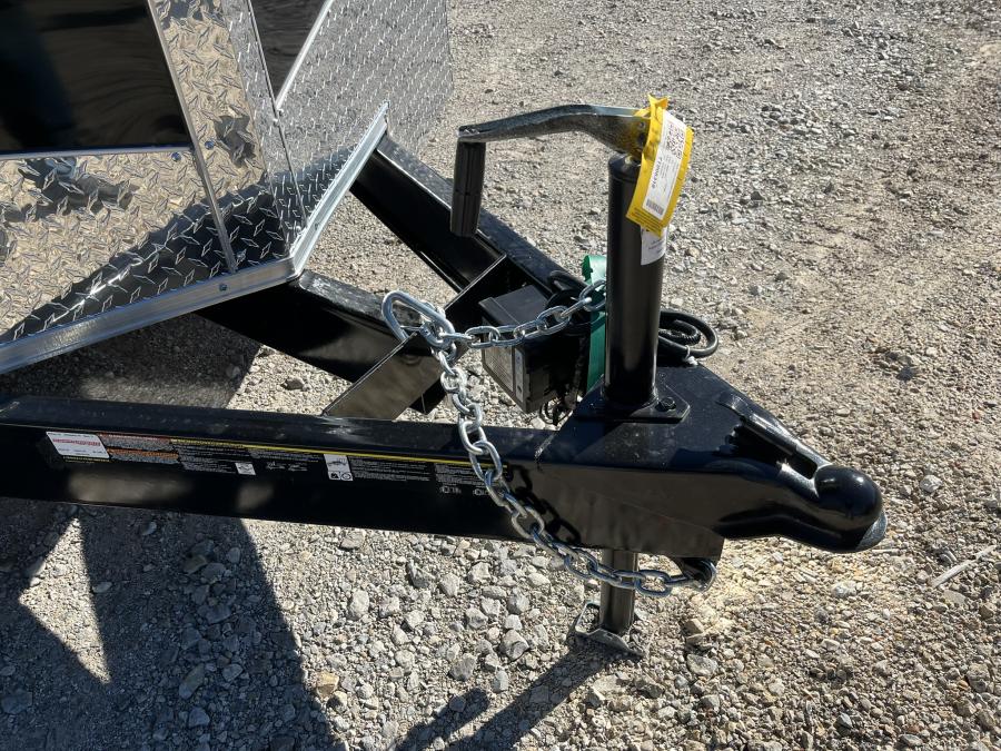 7X16 V-Nose Cargo Trailer, Tandem Axle Image 2