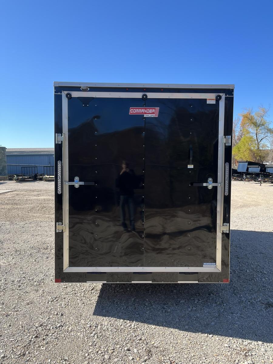 7X16 V-Nose Cargo Trailer, Tandem Axle Image 4