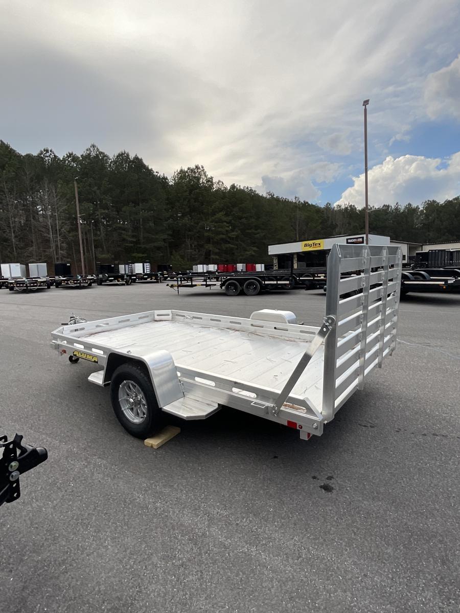 Aluma 7712 Aluma 77" x 142" SA Utility Trailer, Aluminum Tailgate Image 2