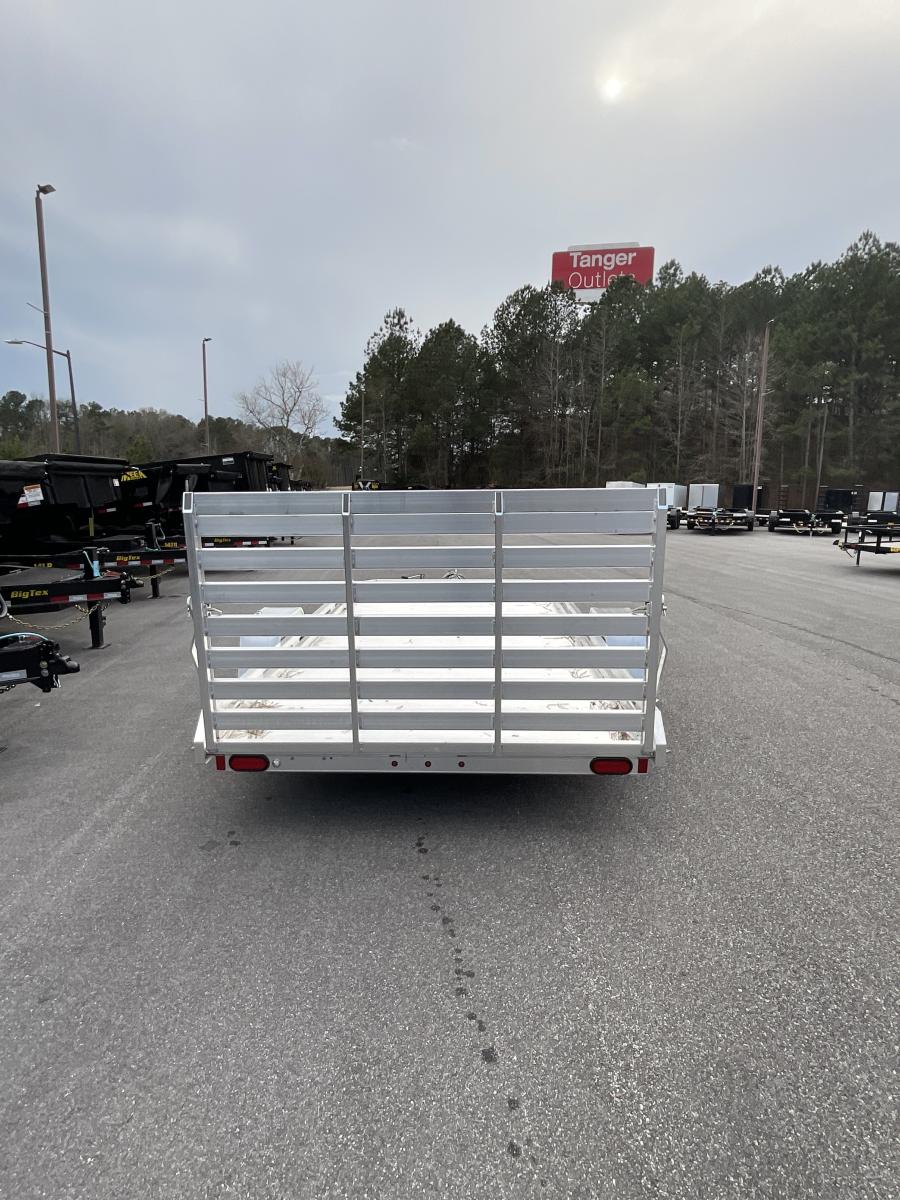Aluma 7712 Aluma 77" x 142" SA Utility Trailer, Aluminum Tailgate Image 1