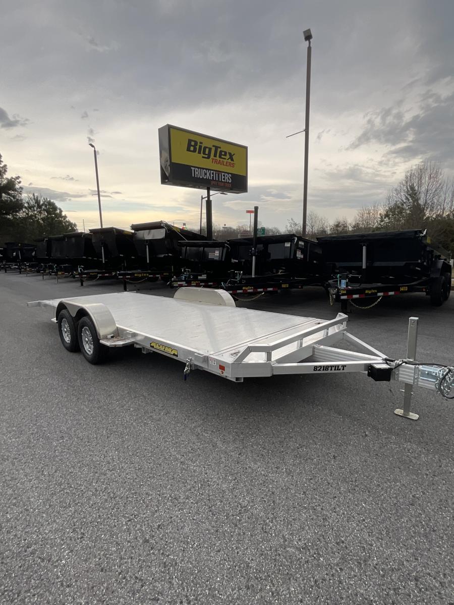 Aluma 8218 Aluma 82" x 18 Tilt TA Utility Trailer Image 0