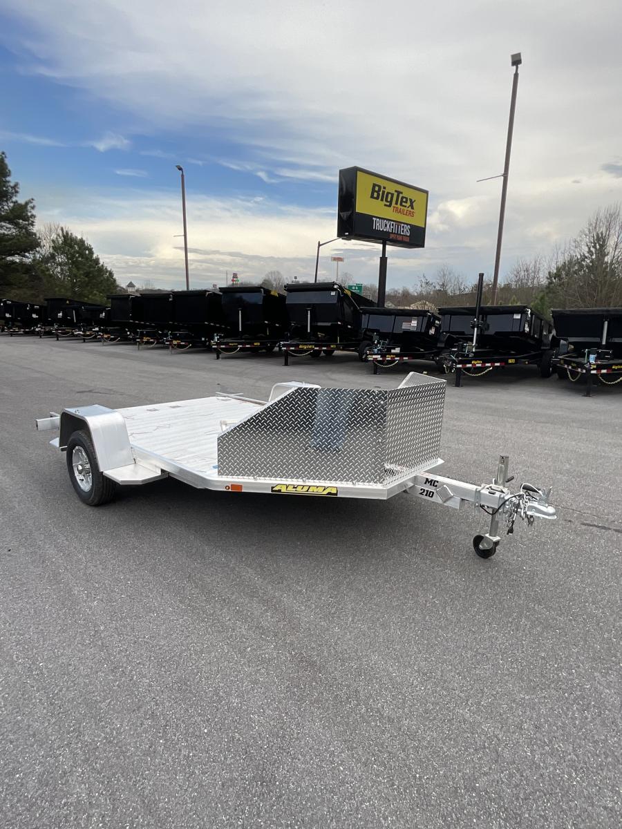 Aluma MC21 Aluma 1-Place Motorcycle 10 SA Utility Trailer RAMP RTD Image 0