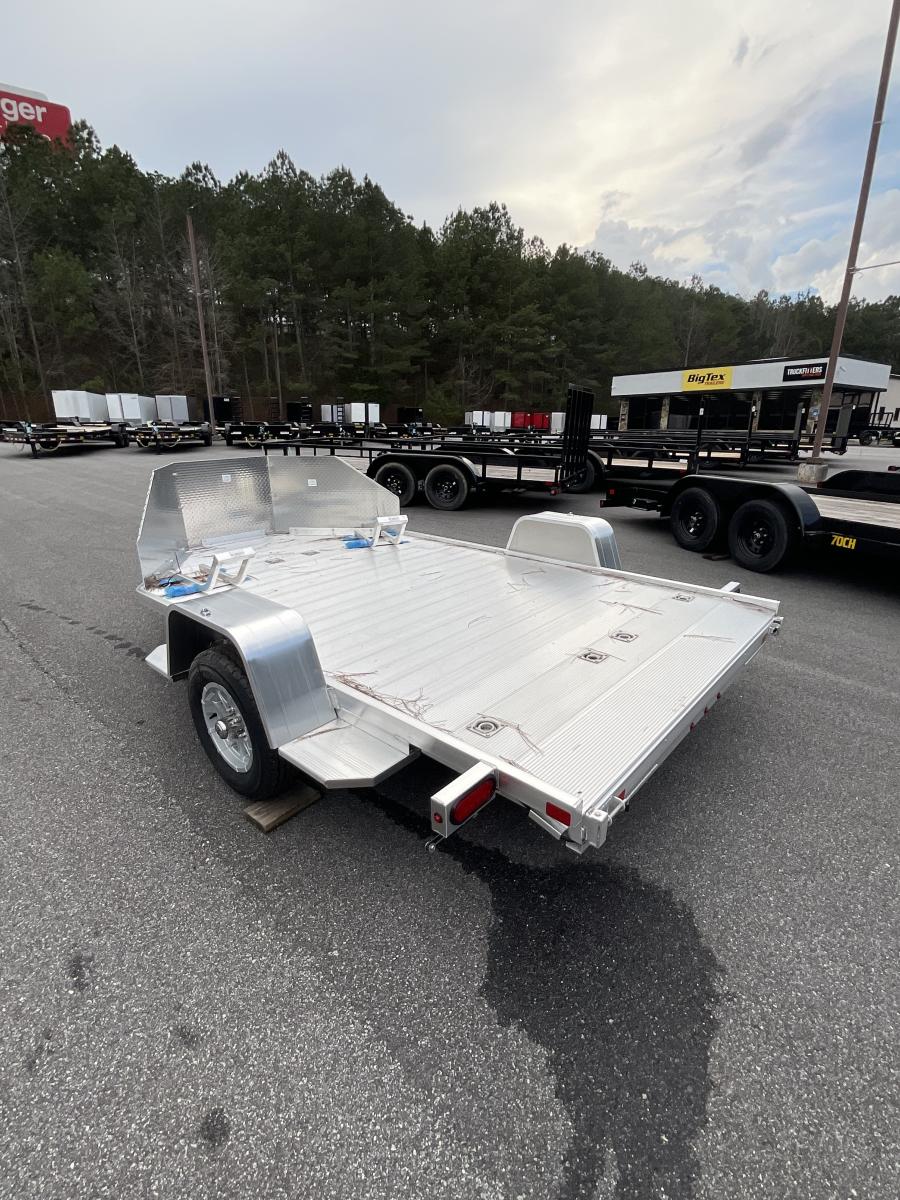 Aluma MC21 Aluma 1-Place Motorcycle 10 SA Utility Trailer RAMP RTD Image 2