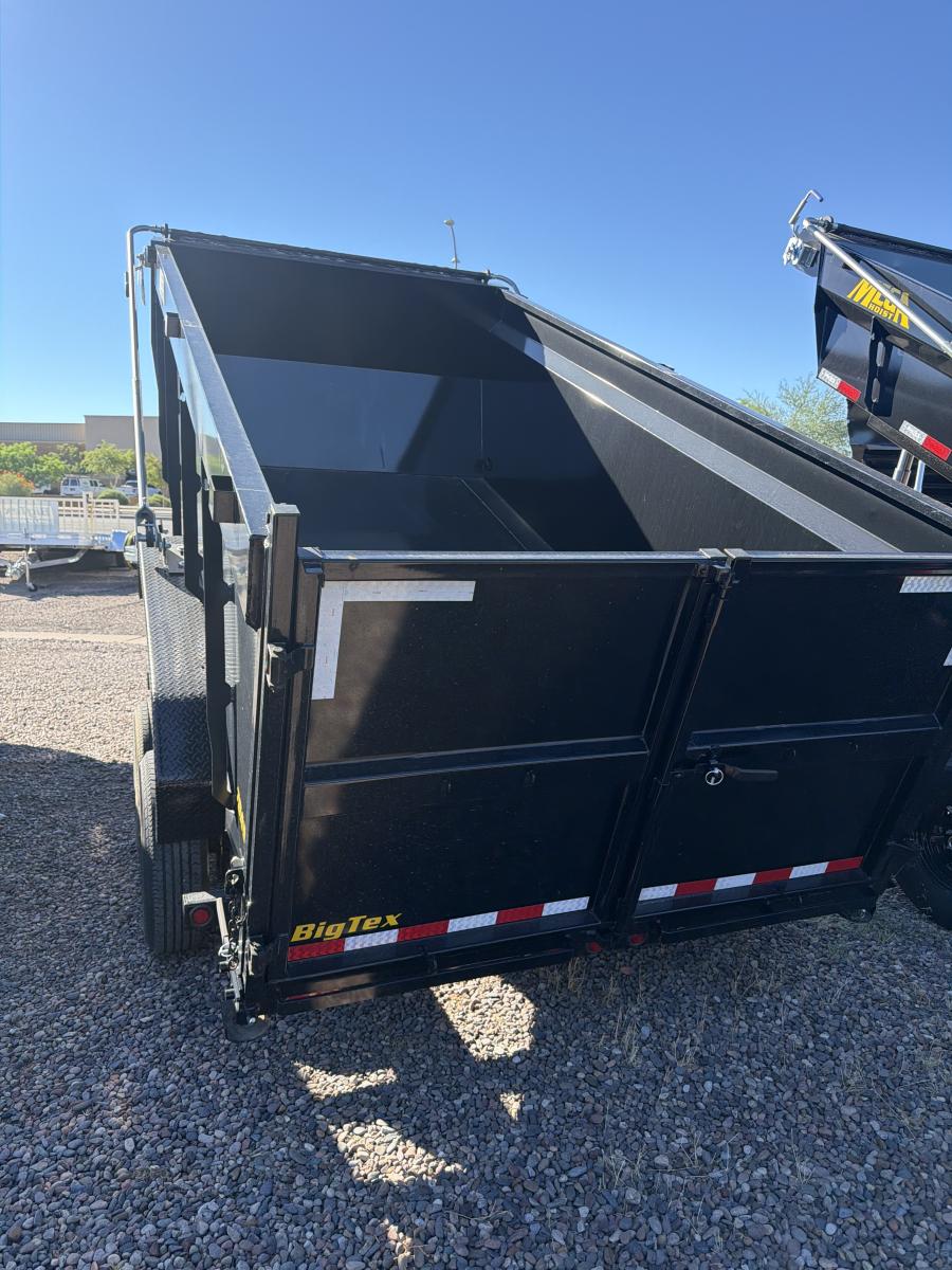 Big Tex 14TD 15.4K HD TELESCOPIC DUMP 83″x1 4SIDES, 6SIR, X-SERIES PKG,BK Image 1