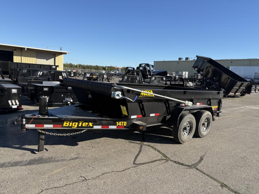 Big Tex 14TD 15.4K HD TELESCOPIC DUMP 83"x1 6SIR, X-SERIES PKG, BLK Image 0