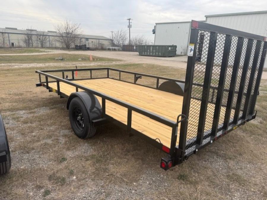 Big Tex 35SX SINGLE AXLE UTILITY 83"x14 4RG, SPARE MNT Image 3