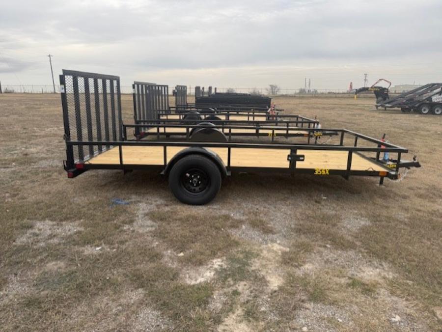 Big Tex 35SX SINGLE AXLE UTILITY 83"x14 4RG, SPARE MNT Image 0