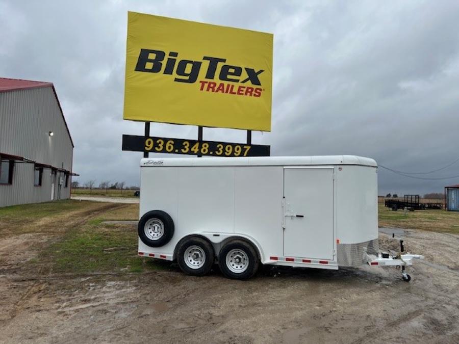 16 ' x 6'8" x 6'6" Bumper Pull Steel Enclosed Trailer by Delta Mfg. Image 6