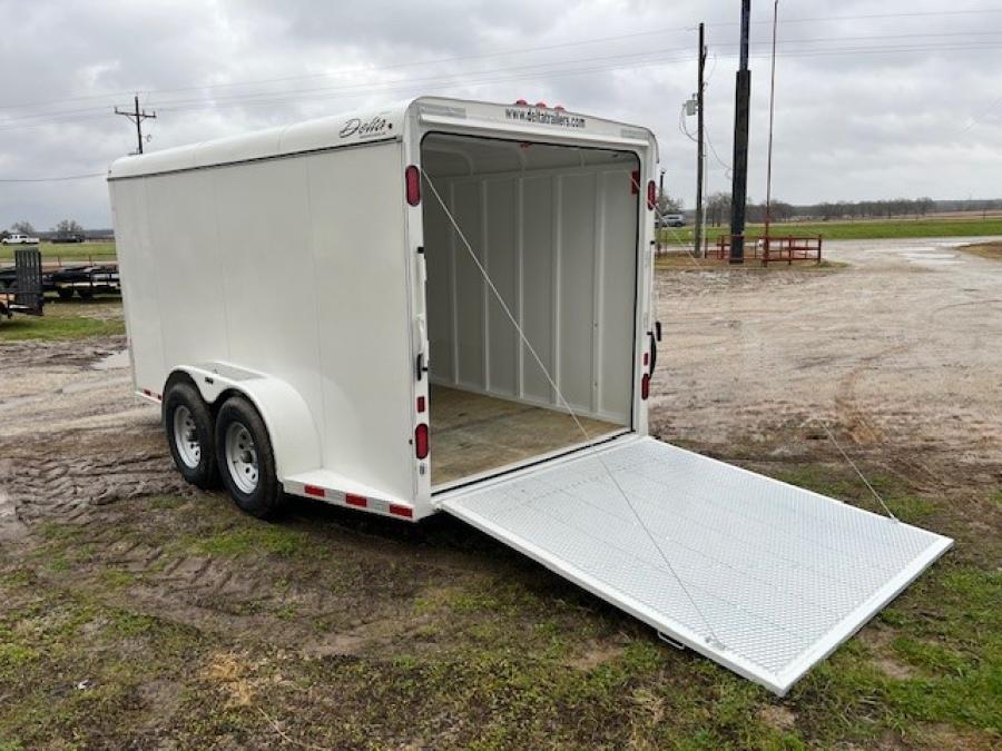14′ x 6’8″ x 6’6″ Bumper Pull Steel Cargo by Delta Mfg. Image 3