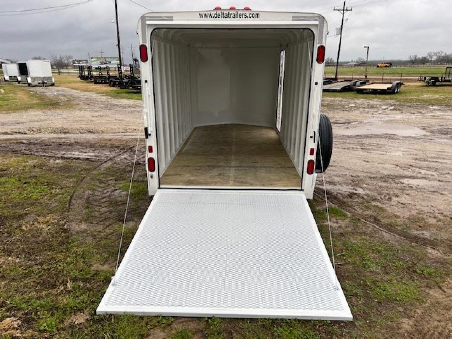 14' x 6'8" x 6'6" Bumper Pull Steel Cargo by Delta Mfg. Image 4