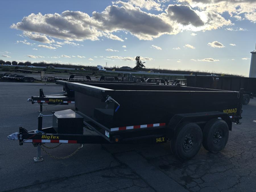 Big Tex 14LX 14K CHANNEL TAND DUMP 83"x12 BLACK, 6SIR Image 0