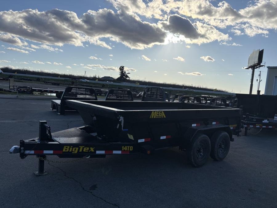 Big Tex 14TD 15.4K HD TELESCOPIC DUMP 83"x1 6SIR, BLACK Image 0