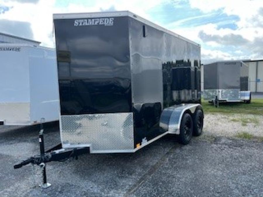 STAS STALL 6X12 TA BLACK RD STD 7H Image 0