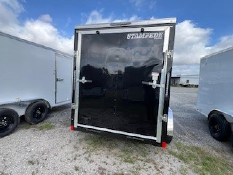 STAS STALL 6X12 TA BLACK RD STD 7H Image 1