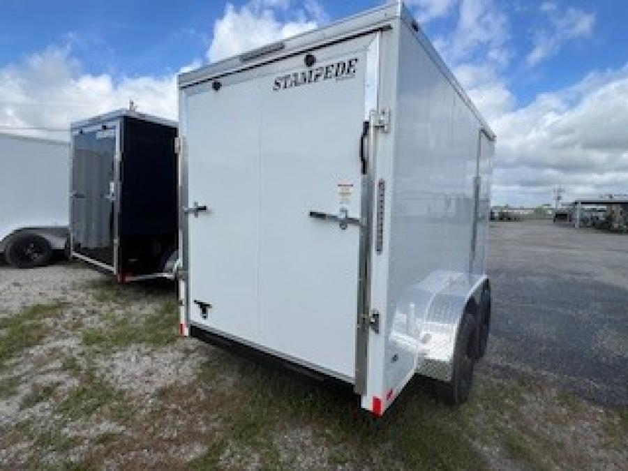 STAS STALL 6X12 TA WHITE RD STD 7H Image 1