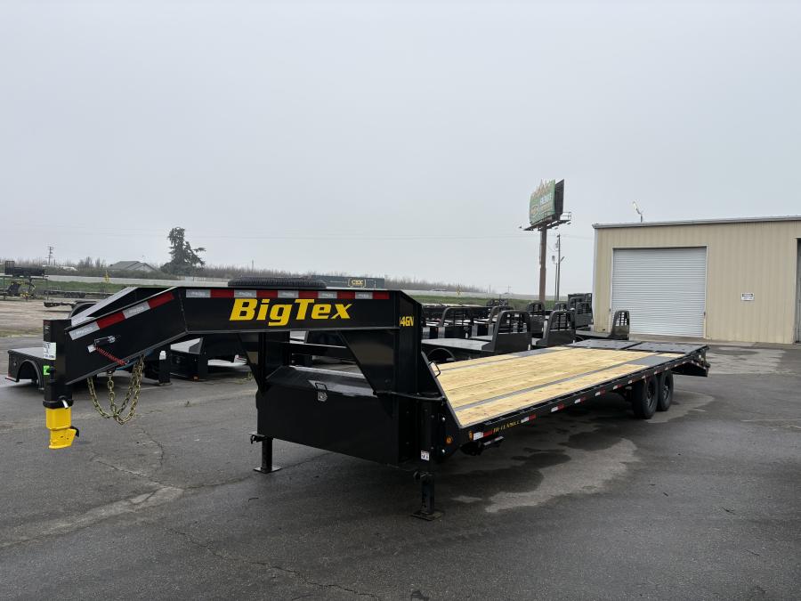 Big Tex 14GN, Gooseneck, 102″ x 30′, 15.9K, Dovetail, Mega Ramps Image 0
