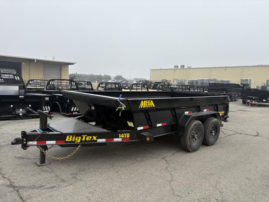 Big Tex 14TD 15.4K HD TELESCOPIC DUMP 83"x1 6SIR, BLACK Image 0