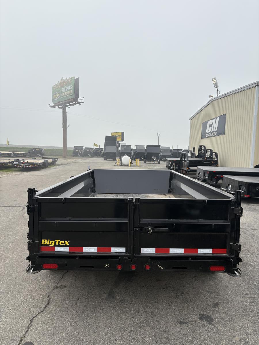 Big Tex 14TD 15.4K HD TELESCOPIC DUMP 83"x1 6SIR, BLACK Image 1