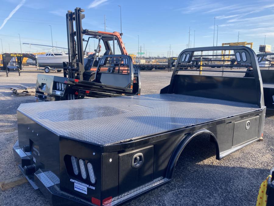 CM SK SKIRTED BED 86″ L X 84″ W X 57″ CA X 42″ RUNNERS Image 1