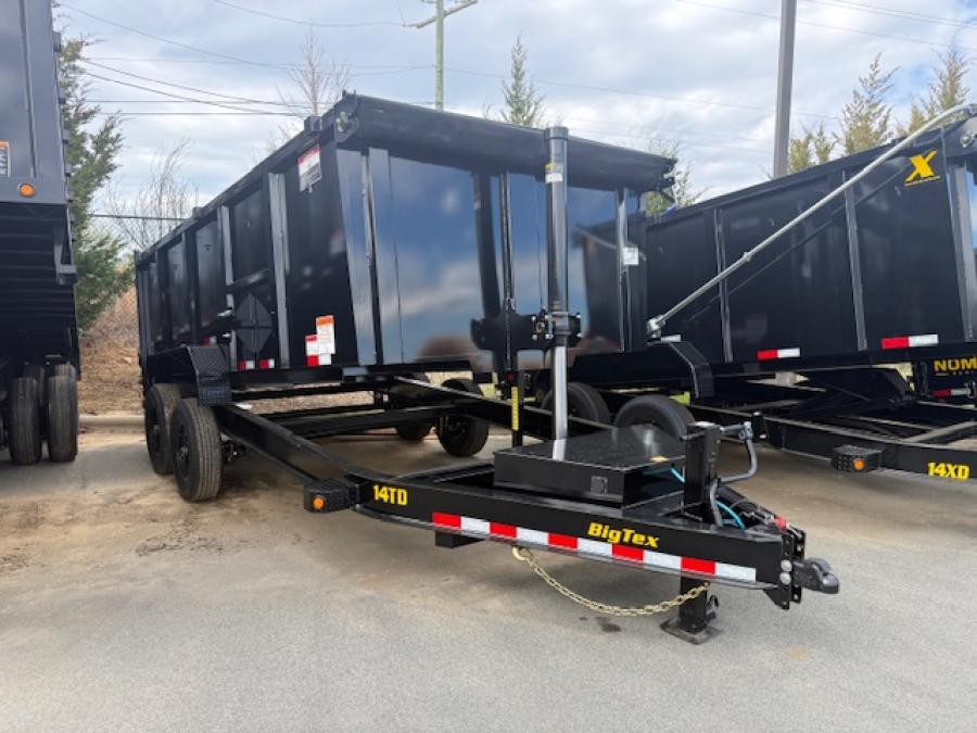 Big Tex 14TD, Dump, 83" x 16', 14K, 4' Sides Image 0