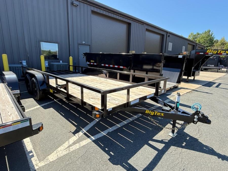 Big Tex 70PI 7K TAND SQ TU UTL 83"X20 2 BRAKES, BLK Image 0