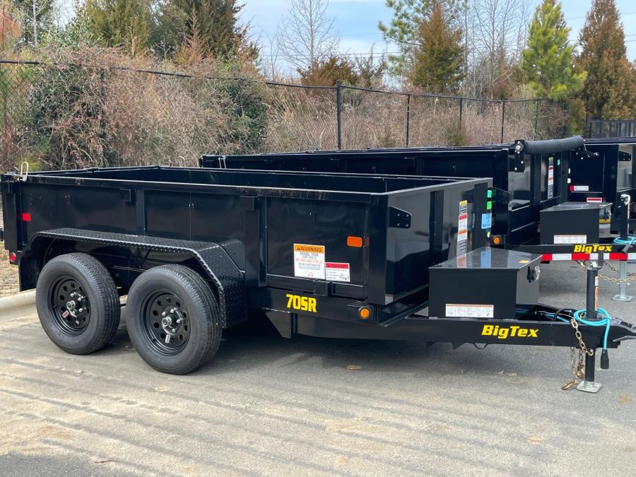 Big Tex 70SR, Dump, 60" x 10', 7K, Double Rear Doors Image 0