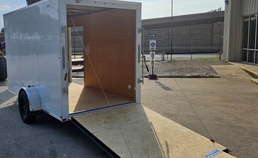 6X10 6X10 V NOSE ENCLOSED STD RAMP DOOR 3K BY CARRY ON Image 0
