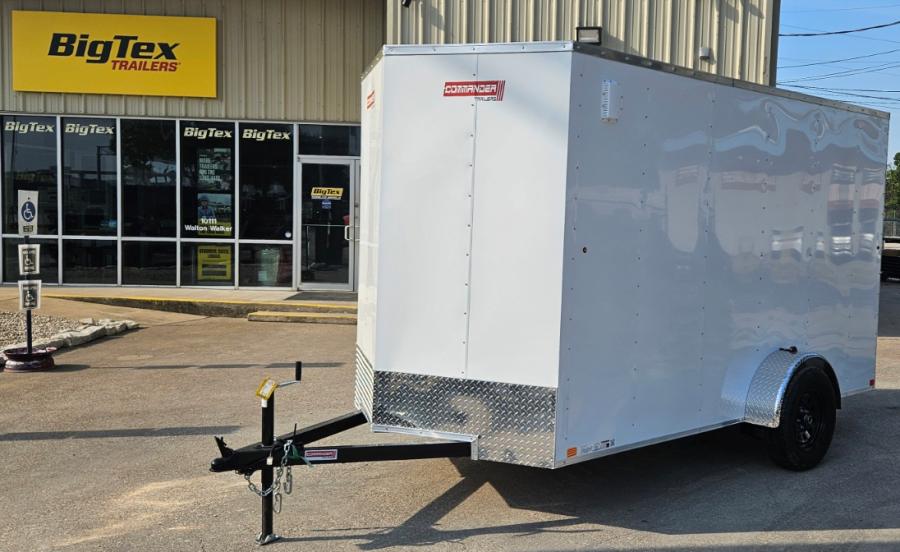 6X10 6X10 V NOSE ENCLOSED STD RAMP DOOR 3K BY CARRY ON Image 2