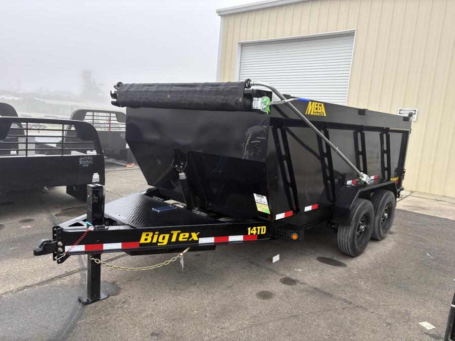 Big Tex 14TD 15.4K HD TELESCOPIC DUMP 83″x1 4SIDES, 6SIR, X-SERIES PKG,BK Image 0