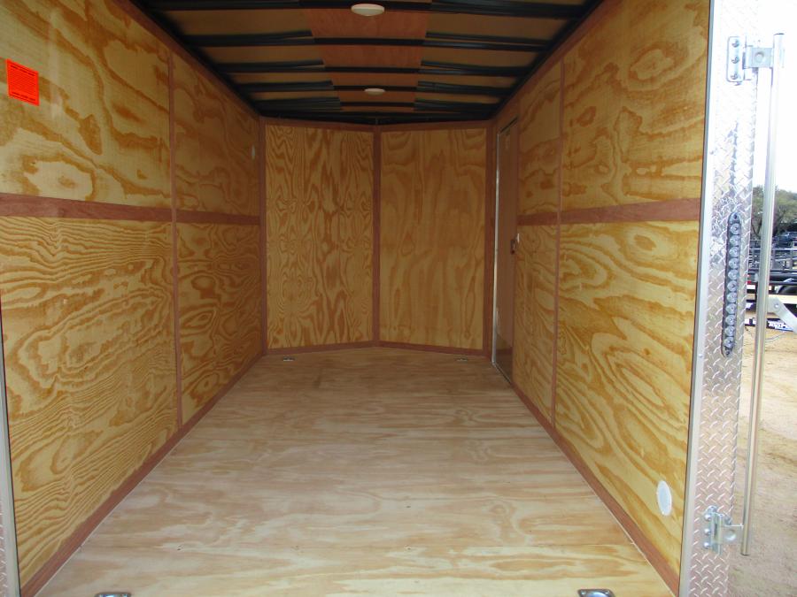 VHW7 7X14 ENCLOSED RAMP DOOR WHITE Image 2