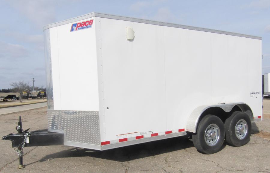 Used Pace 14ft enclosed cargo trailer, EXTRA CLEAN Image 0