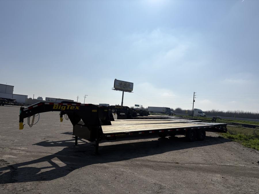 Big Tex 14GN, Gooseneck, 102″ x 30′, 15.9K, Dovetail, Mega Ramps Image 0