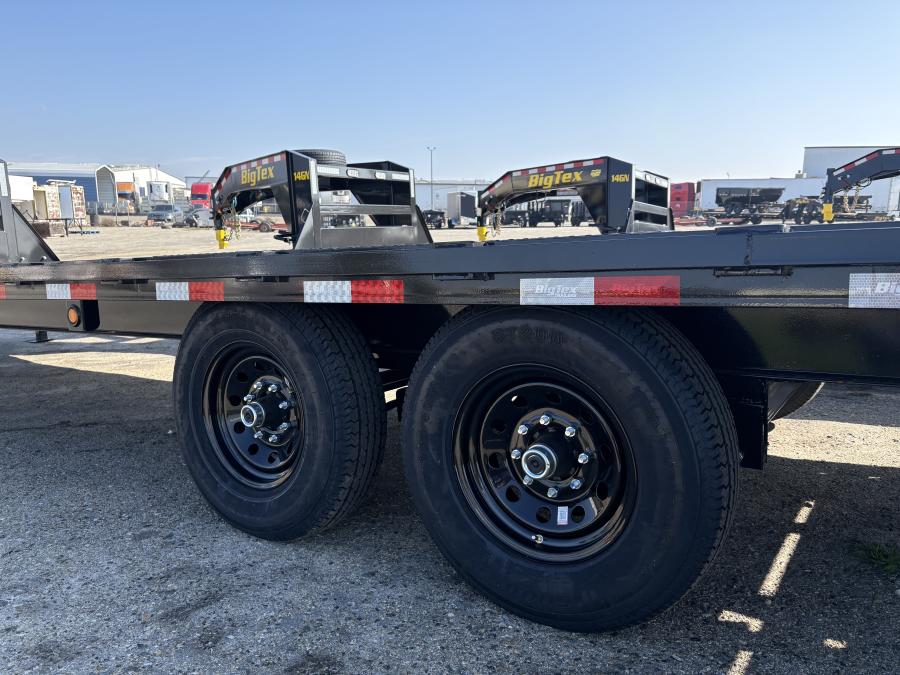 Big Tex 14GN, Gooseneck, 102″ x 30′, 15.9K, Dovetail, Mega Ramps Image 2