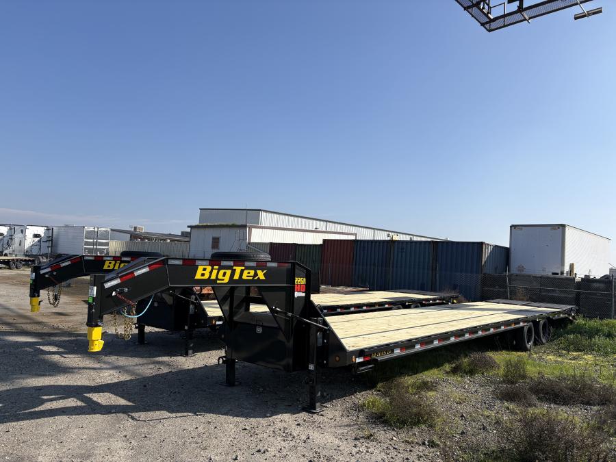 Big Tex 22GN, Gooseneck, 102" x 40', 23.9K, Dovetail, Mega Ramps Image 0